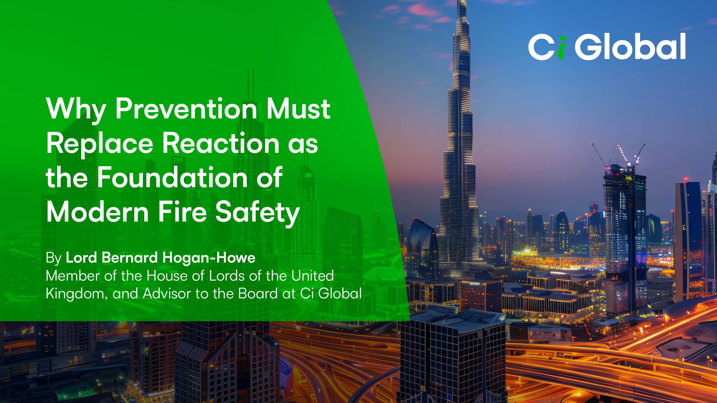 Read more about the article Why Prevention Must Replace Reaction as the Foundation of Modern Fire Safety