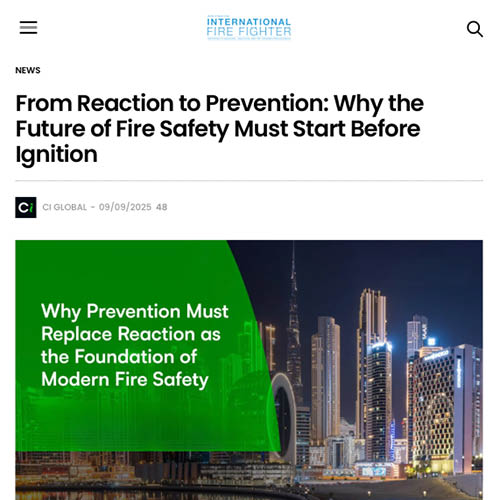You are currently viewing From Reaction to Prevention: Why the Future of Fire Safety Must Start Before Ignition